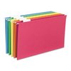 Smead Hanging File Folder, Assorted Colors, PK25, Tab Cut: 1/5 64159